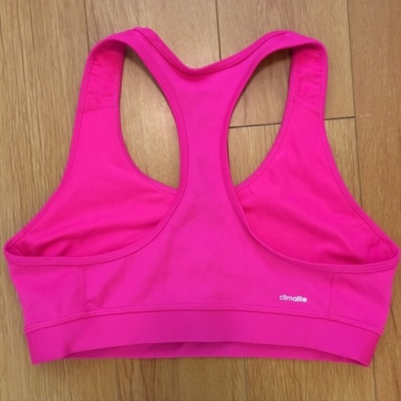 Adidas TechFit Sports Bra Pink - Picture 2 of 5
